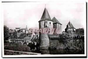 Old Postcard Fougers Entree du Chateau La Tour de Guémadeuc