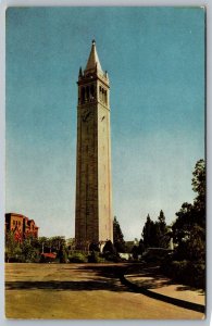 Postcard The Campanile University of California Berkeley Sather Tower Clock