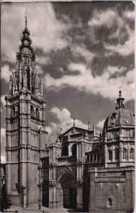 Spain Toledo Catedral Main Front Vintage RPPC C109