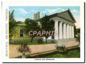 Beautiful Modern Postcard Arlington Virginia Custis Lee Mansion