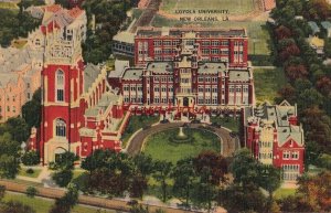 Postcard Loyola University New Orleans LA 1941