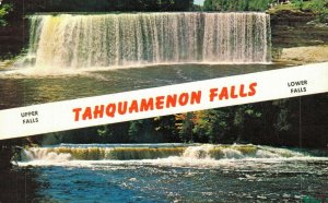 USA Tahquamenon Falls Peninsula Michigan Chrome Postcard 07.85