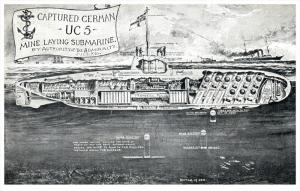 18638   Submarine UC 5  Captured Mine Layer 1915
