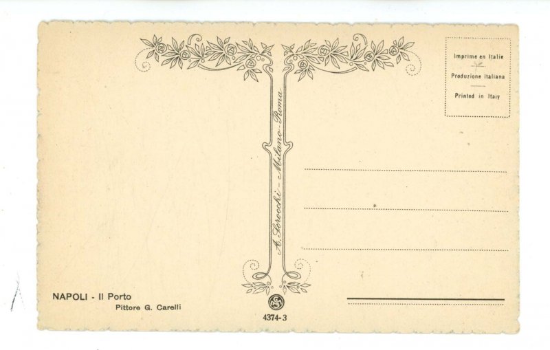 Italy - Napoli (Naples). The Port