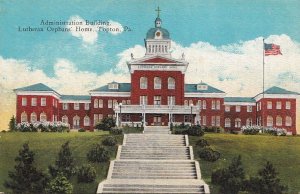Postcard Administration Building Lutheran Orphans' Home Topton PA