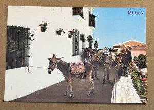 UNUSED POSTCARD - BURRO TAXI, MIJAS, ANDALUSIA, SPAIN