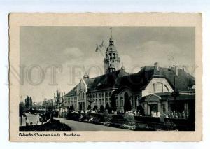 235725 Poland Swinoujscie SWINEMUNDE Kurhaus Vintage postcard