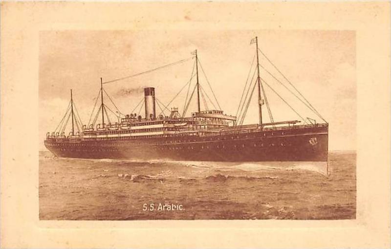 S.S. Arabic  White Star Line