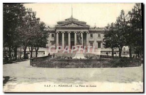 Old Postcard Marseille Courthouse