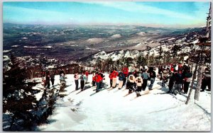 Time Trial Ski Races Canon Mountain Franconia Notch New Hampshire NH Postcard