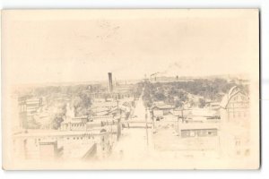 Antique RPPC Michigan? Indiana? New York? 1910s Photo Rare Postcard