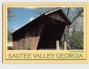 Postcard Covered Bridge Sautee Valley Georgia USA