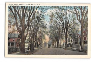 Glen Falls New York NY Postcard 1915-1930 Upper Ridge Street