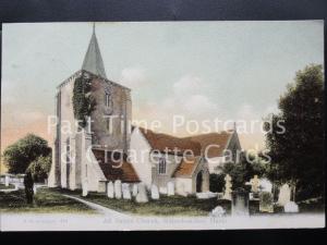 c1908 Hampshire: Milford-on-Sea, All Saints Church - Pub by F.G.O.Stuart No.442