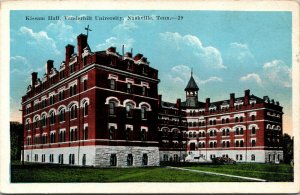 Vtg 1920s Vanderbilt University Kissam Hall Nashville Tennessee TN Postcard