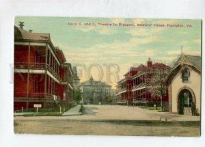 3144728 USA HAMPTON VA Soldiers home Thetre Vintage postcard