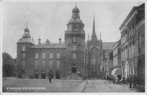 Stadhuis en Kerk-Goes Scouting Postal Used Unknown 