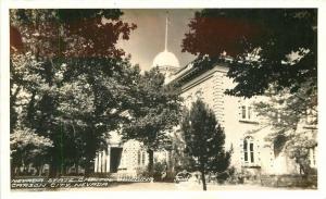 Carson City Nevada Frasher Nevada State Capitol 1930s RPPC Photo Postcard 469