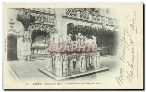 Postcard Old Church Of Brou Bourg PhiliDert Tomb Of The Beautiful