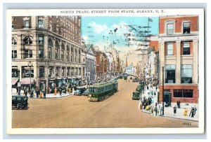 c1920 North Pearl Street From State, Albany, N.Y. Postcard F118E