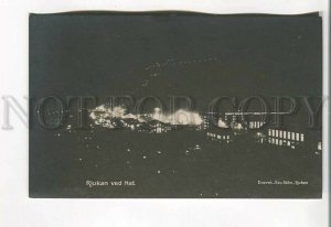 485395 Norway Rjukan at night Vintage postcard