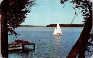 Pleasant Days on Northern Waters Grand Rapids MN Postcard PC90