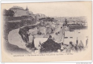 Vue Generale De La Basse Ville Prise Du Cap Libou, GRANVILLE (Manche), France...