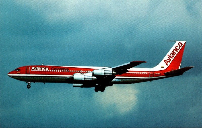 AVIANCA Boeing 707-359B At Los Angeles Intenational National