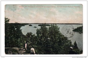 THOUSAND ISLANDS, Ontario, Canada, PU-1909; Among The Thousand Islands, St. L...