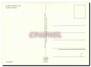 Modern Postcard St Moritz Engadin Schweiz