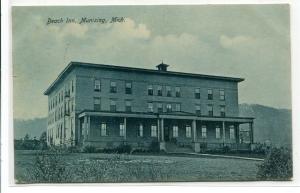 Beach Inn Munising Michigan 1908 postcard
