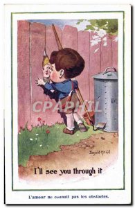 Old Postcard Fantasy Illustrator Child Donald McGill