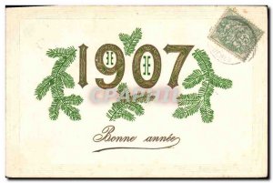 Old Postcard Fantasy Flowers Year 1907