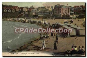 Old Postcard The Beach And your old one Dinard Casino