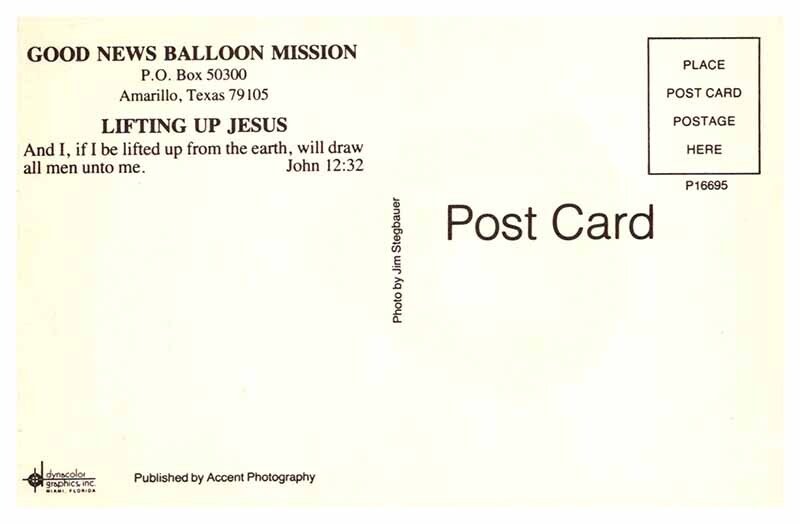 POSTCARD SCENE Amarillo Texas TX AQ9802