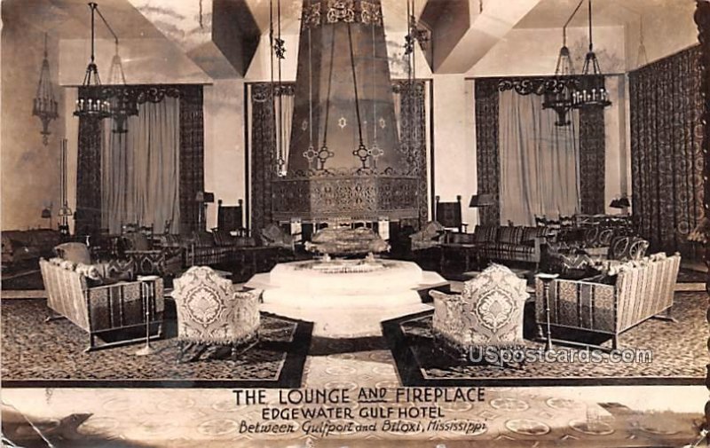 Lounge and Fireplace in Gulfport, Mississippi