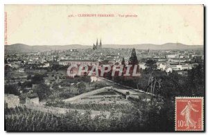 Old Postcard Clermont Ferrand General view