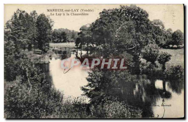 Old Postcard Vendee Mareuil sur Lay Lay has Chauveli?re