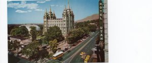 10655 Temple Square & Hotel Utah, Salt Lake City, Utah 1954