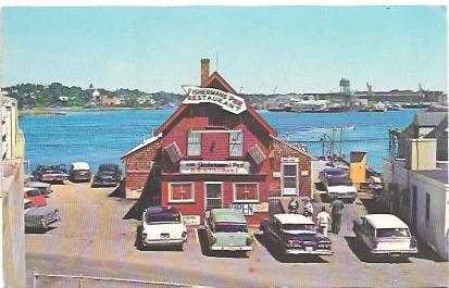 Fisherman's Pier Restaurant, Portsmouth New Hampshire. Unused early 60's