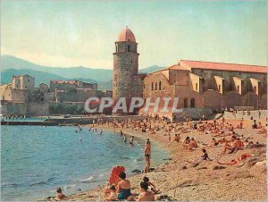 Modern Postcard Collioure (Pyr Gold) Light and Color of Roussillon The Beach ...