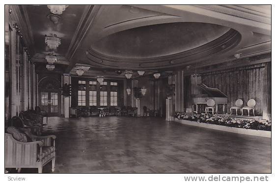 RP, Canadian Pacific SS Empress Of Britain, Empress Room by Sir John Lavery...