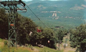 Vintage Postcard Belleayre Chairlift Central Catskill Mountains New York N.Y.