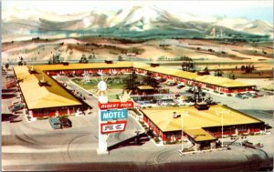 Postcard Albert Pick Motel 5700 N. Nevada Avenue in Colorado Springs, Colorado