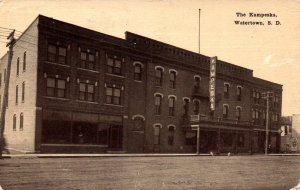 Watertown, South Dakota - The Kampeska Hotel - in 1911 - Vintage Postcard