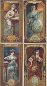 TRADE CARDS ADVERTISING BISCUITS PERNOT 12 VINTAGE CARDS (mostly pre-1940)