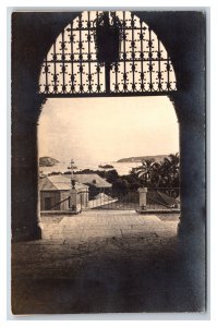 RPPC View From Cathedral Noumea New Caledonia UNP Postcard W8