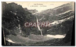 Old Postcard The Pyrenees Gavarnie Cirque