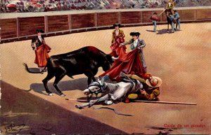 Corrida Bull Fight Calda de un Picador