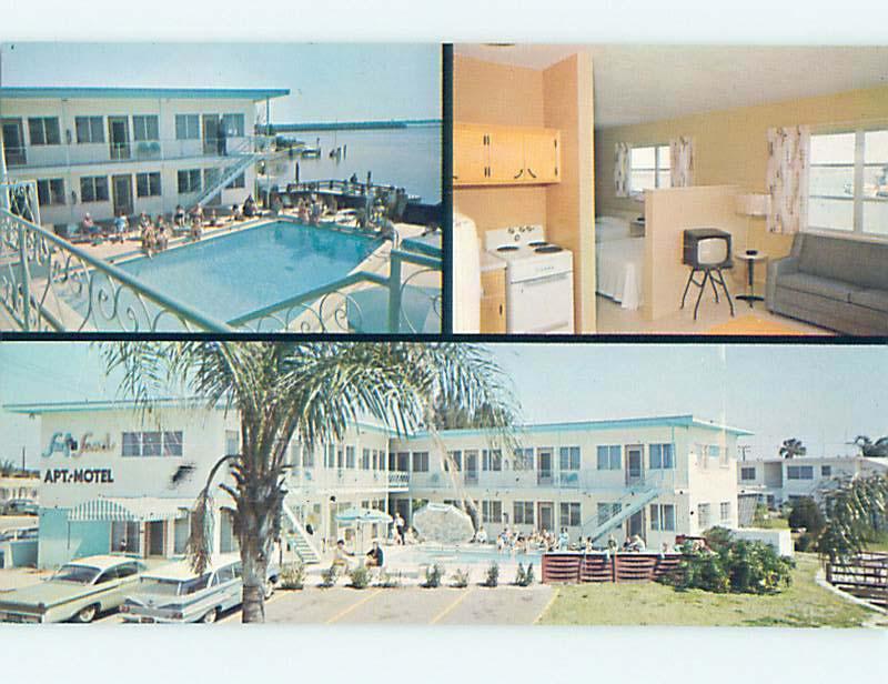 Unused Pre-1980 SURF 'N SANDS APT. MOTEL Clearwater Florida FL n8444